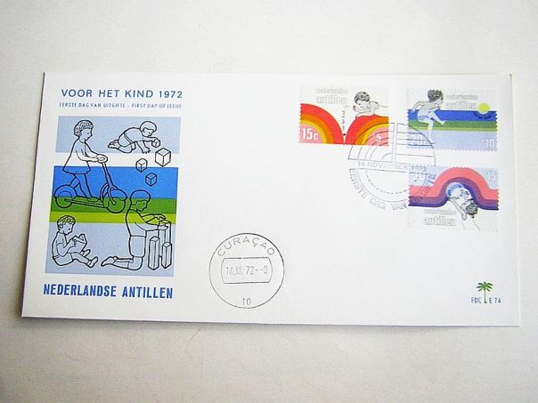 1972 Kinderzegels Ned Ant - (5040)